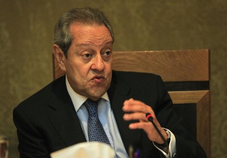 Egypt's industry and investment minister Mounir Fakhry Abdel Nour speaks during a news conference at the ministry's headquarters in Cairo Ap Egypt's industry and investment minister Mounir Fakhry Abdel Nour speaks during a news conference at the ministry's headquarters in Cairo Ap