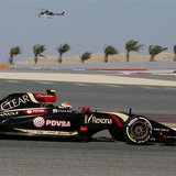 Lotus Formula One driver Pastor Maldonado of Venezuela drives during the third practice session of the Bahrain F1 Grand Prix at the Bahrain Lotus Formula One driver Pastor Maldonado of Venezuela drives during the third practice session of the Bahrain F1 Grand Prix at the Bahrain