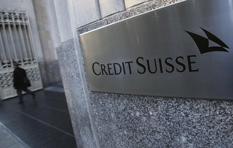 The entrance to a Credit Suisse branch is seen in New York February 6, 2012. REUTERS/Shannon Stapleton The entrance to a Credit Suisse branch is seen in New York February 6, 2012. REUTERS/Shannon Stapleton