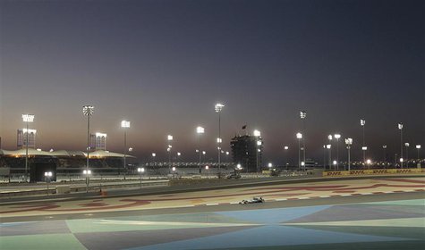 Mercedes Formula One driver Lewis Hamilton of Britain drives during the Bahrain F1 Grand Prix at the Bahrain International Circuit (BIC) in Mercedes Formula One driver Lewis Hamilton of Britain drives during the Bahrain F1 Grand Prix at the Bahrain International Circuit (BIC) in