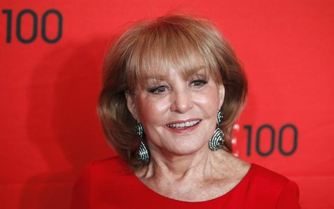 Television personality Barbara Walters arrives at the Time 100 Gala in New York, April 24, 2012. REUTERS/Lucas Jackson Television personality Barbara Walters arrives at the Time 100 Gala in New York, April 24, 2012. REUTERS/Lucas Jackson