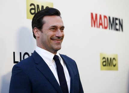 Cast member Jon Hamm poses at the premiere for the seventh season of the television series "Mad Men" in Los Angeles, California April 2, 201 Cast member Jon Hamm poses at the premiere for the seventh season of the television series "Mad Men" in Los Angeles, California April 2, 201