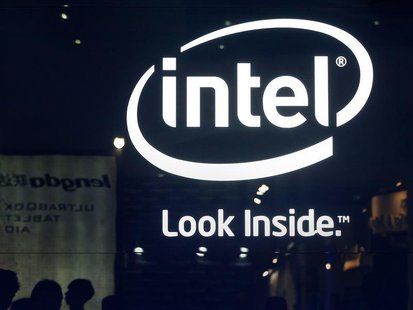 People visit the Intel booth at the 2013 Computex exhibition at the TWTC Nangang exhibition hall in Taipei June 4, 2013. REUTERS/Pichi Chuan People visit the Intel booth at the 2013 Computex exhibition at the TWTC Nangang exhibition hall in Taipei June 4, 2013. REUTERS/Pichi Chuan