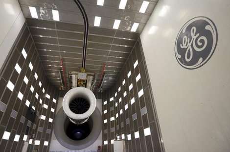 General view of General Electric GEnx-747 jet engine before a test at the GE Aviation Peebles Test Operations Facility in Peebles, Ohio, Nov General view of General Electric GEnx-747 jet engine before a test at the GE Aviation Peebles Test Operations Facility in Peebles, Ohio, Nov