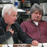 Stevens Point Aldermen Michael O'Meara and President Jerry Moore Stevens Point Aldermen Michael O'Meara and President Jerry Moore