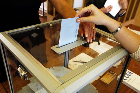 A ballot box. A ballot box.