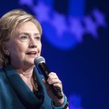 Former Secretary of State Hillary Clinton deflects questions from the audience about running for President in 2016 during the closing plenar Former Secretary of State Hillary Clinton deflects questions from the audience about running for President in 2016 during the closing plenar