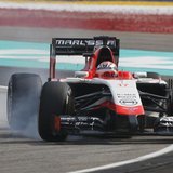 Marussia Formula One driver Jules Bianchi of France brakes as he takes a corner during the Malaysian F1 Grand Prix at Sepang International C Marussia Formula One driver Jules Bianchi of France brakes as he takes a corner during the Malaysian F1 Grand Prix at Sepang International C