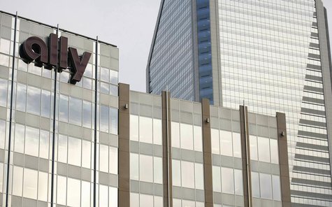 An Ally Financial sign is seen on a building in Charlotte, North Carolina May 1, 2012. REUTERS/Chris Keane An Ally Financial sign is seen on a building in Charlotte, North Carolina May 1, 2012. REUTERS/Chris Keane