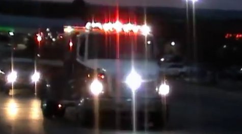 Fire truck responds to scene (Photo from: YouTube). Fire truck responds to scene (Photo from: YouTube).