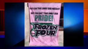 UND Frozen Four sorority banner UND Frozen Four sorority banner