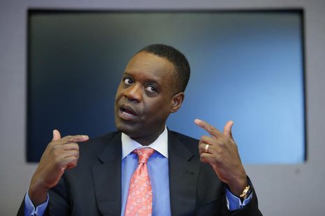 Detroit's emergency manager Kevyn Orr gestures as he speaks during an interview with Thomson Reuters in New York April 9, 2014. REUTERS/Edua Detroit's emergency manager Kevyn Orr gestures as he speaks during an interview with Thomson Reuters in New York April 9, 2014. REUTERS/Edua