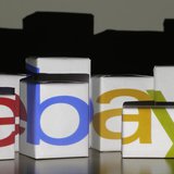 An eBay logo is projected onto white boxes in this illustration picture taken in Warsaw, January 21, 2014. RS/Kacper Pempel An eBay logo is projected onto white boxes in this illustration picture taken in Warsaw, January 21, 2014. RS/Kacper Pempel