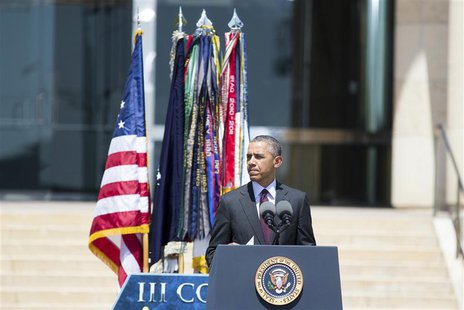 U.S. President Barack Obama speaks at a memorial service in Fort Hood in Killeen, Texas April 9, 2014. REUTERS/Julia Robinson U.S. President Barack Obama speaks at a memorial service in Fort Hood in Killeen, Texas April 9, 2014. REUTERS/Julia Robinson