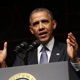 U.S. President Barack Obama speaks at a Civil Rights Summit to commemorate the 50th anniversary of the signing of the Civil Rights Act at th U.S. President Barack Obama speaks at a Civil Rights Summit to commemorate the 50th anniversary of the signing of the Civil Rights Act at th