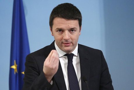 Italy's Prime Minister Matteo Renzi gestures as he leads a news conference at Chigi palace in Rome March 12, 2014. REUTERS/Remo Casilli Italy's Prime Minister Matteo Renzi gestures as he leads a news conference at Chigi palace in Rome March 12, 2014. REUTERS/Remo Casilli