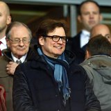 British actor Colin Firth attends the Champions League round of 16 first leg soccer match between Arsenal and Bayern Munich at the Emirates British actor Colin Firth attends the Champions League round of 16 first leg soccer match between Arsenal and Bayern Munich at the Emirates