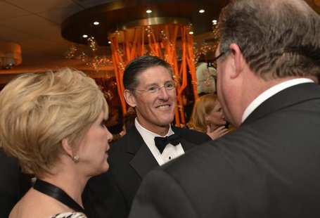 Citigroup CEO Michael Corbat (C) chats with Thomson Reuters CEO Jim Smith and his wife Pam Kushmerick at the Thomson Reuters reception prior Citigroup CEO Michael Corbat (C) chats with Thomson Reuters CEO Jim Smith and his wife Pam Kushmerick at the Thomson Reuters reception prior