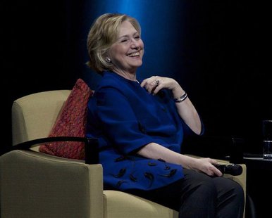Former Secretary of State Hillary Clinton speaks to members of the World Affairs Council of Oregan in Portland, Oregon April 8, 2014. REUTER Former Secretary of State Hillary Clinton speaks to members of the World Affairs Council of Oregan in Portland, Oregon April 8, 2014. REUTER