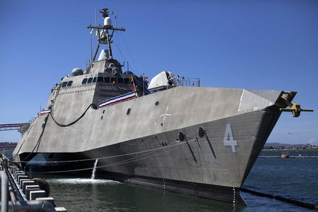 The United States littoral combat ship USS Coronado is shown during a media tour in Coronado, California April 3, 2014. The ship will be com The United States littoral combat ship USS Coronado is shown during a media tour in Coronado, California April 3, 2014. The ship will be com