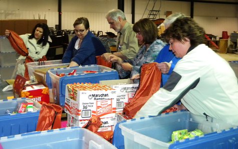 Blessings in a Backpack preparations
Blessings in a Backpack preparations