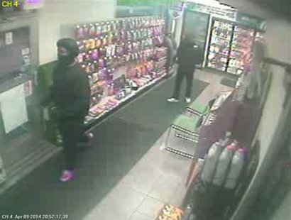 Authorities say the robbers got away with $276 in cash and 30 packs of cigarettes. (Photo from: Brown County Sheriff's Office). Authorities say the robbers got away with $276 in cash and 30 packs of cigarettes. (Photo from: Brown County Sheriff's Office).