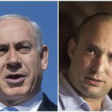 A combination photo shows Israel's Prime Minister Benjamin Netanyahu in Jerusalem on January 21, 2013 and Naftali Bennett (R), leader of the A combination photo shows Israel's Prime Minister Benjamin Netanyahu in Jerusalem on January 21, 2013 and Naftali Bennett (R), leader of the