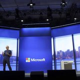 Microsoft CEO Satya Nadella gestures during his keynote address at the company's "build" conference in San Francisco, California April 2, 20 Microsoft CEO Satya Nadella gestures during his keynote address at the company's "build" conference in San Francisco, California April 2, 20