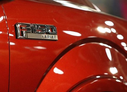 The new 2015 Ford F150 truck sits at the Ford Lima Engine Plant during a media event in Lima, Ohio, March 28, 2014. REUTERS/Aaron Josefczyk The new 2015 Ford F150 truck sits at the Ford Lima Engine Plant during a media event in Lima, Ohio, March 28, 2014. REUTERS/Aaron Josefczyk