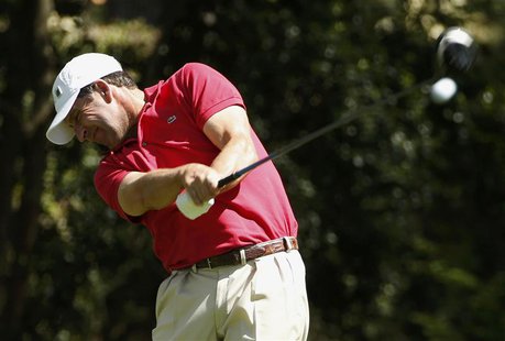 Spain's Jose Maria Olazabal hits his tee shot on the second hole during the first round of the 2014 Masters golf tournament at the Augusta N Spain's Jose Maria Olazabal hits his tee shot on the second hole during the first round of the 2014 Masters golf tournament at the Augusta N