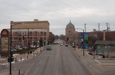 University Avenue in Champaign, Illinois University Avenue in Champaign, Illinois