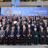 Financial leaders (front row, seated L-R) Mexico's Finance Minister Luis Videgaray, Nigeria's Finance Minister Ngozi Okonjo-Iweala, Brazil's Financial leaders (front row, seated L-R) Mexico's Finance Minister Luis Videgaray, Nigeria's Finance Minister Ngozi Okonjo-Iweala, Brazil's