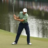 U.S. golfer Jordan Spieth reacts after missing a putt on the 16th hole during the final round of the Masters golf tournament at the Augusta U.S. golfer Jordan Spieth reacts after missing a putt on the 16th hole during the final round of the Masters golf tournament at the Augusta