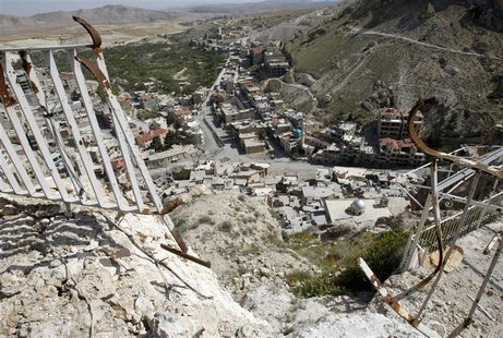 A view of a part of the Maloula village, northeast of Damascus, after soldiers loyal to Syria's President Bashar al-Assad took control of it A view of a part of the Maloula village, northeast of Damascus, after soldiers loyal to Syria's President Bashar al-Assad took control of it