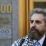 Stanley Cohen, defense lawyer for Osama Bin Laden's son-in-law Sulaiman Abu Ghaith, speaks to the media outside Manhattan Federal Court in N Stanley Cohen, defense lawyer for Osama Bin Laden's son-in-law Sulaiman Abu Ghaith, speaks to the media outside Manhattan Federal Court in N