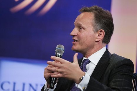 Antony Jenkins, group chief executive of Barclays PLC, speaks during the Clinton Global Initiative (CGI) in New York September 26, 2013. REU Antony Jenkins, group chief executive of Barclays PLC, speaks during the Clinton Global Initiative (CGI) in New York September 26, 2013. REU