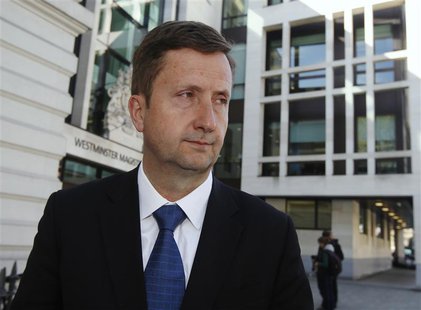 Former ICAP broker Colin Goodman leaves Westminster Magistrates' Court in London April 15, 2014. REUTERS/Luke MacGregor Former ICAP broker Colin Goodman leaves Westminster Magistrates' Court in London April 15, 2014. REUTERS/Luke MacGregor