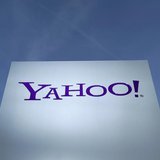 A Yahoo logo is pictured in front of a building in Rolle, 30 km (19 miles) east of Geneva, in this file picture taken December 12, 2012. REU A Yahoo logo is pictured in front of a building in Rolle, 30 km (19 miles) east of Geneva, in this file picture taken December 12, 2012. REU