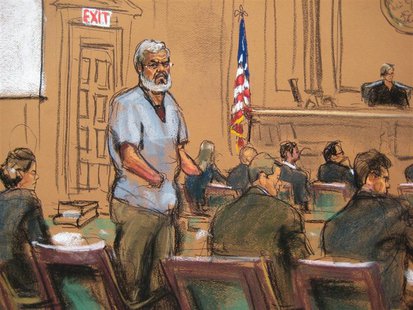 Abu Hamza al-Masri, the radical Islamist cleric facing U.S. terrorism charges, stands with his legal team in Manhattan federal court in New Abu Hamza al-Masri, the radical Islamist cleric facing U.S. terrorism charges, stands with his legal team in Manhattan federal court in New