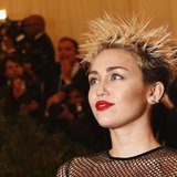 Singer and actress Miley Cyrus arrives at the Metropolitan Museum of Art Costume Institute Benefit celebrating the opening of "PUNK: Chaos t Singer and actress Miley Cyrus arrives at the Metropolitan Museum of Art Costume Institute Benefit celebrating the opening of "PUNK: Chaos t