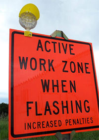 work zone safety sign work zone safety sign