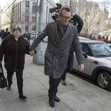 Annette Bongiorno (L), former portfolio manager for Bernard L. Madoff Investment Securities LLC, exits the Manhattan Federal Court house in Annette Bongiorno (L), former portfolio manager for Bernard L. Madoff Investment Securities LLC, exits the Manhattan Federal Court house in