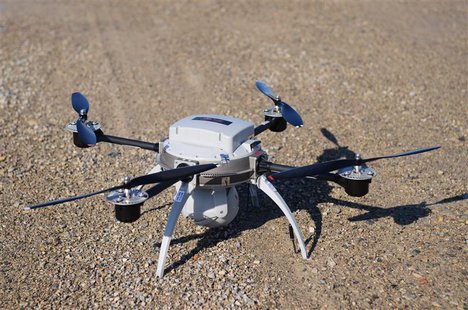 The Aeryon Scout, a small drone developed by start-up Aeryon Labs used by public safety, commercial and industrial users to reliably collect The Aeryon Scout, a small drone developed by start-up Aeryon Labs used by public safety, commercial and industrial users to reliably collect