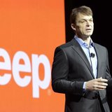Mike Manley, President and CEO of the Jeep Brand, speaks at the North American International Auto Show in Detroit, Michigan January 14, 2013 Mike Manley, President and CEO of the Jeep Brand, speaks at the North American International Auto Show in Detroit, Michigan January 14, 2013