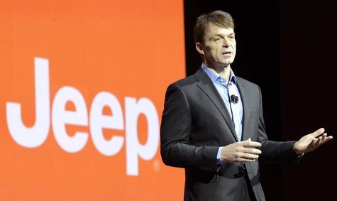 Mike Manley, President and CEO of the Jeep Brand, speaks at the North American International Auto Show in Detroit, Michigan January 14, 2013 Mike Manley, President and CEO of the Jeep Brand, speaks at the North American International Auto Show in Detroit, Michigan January 14, 2013