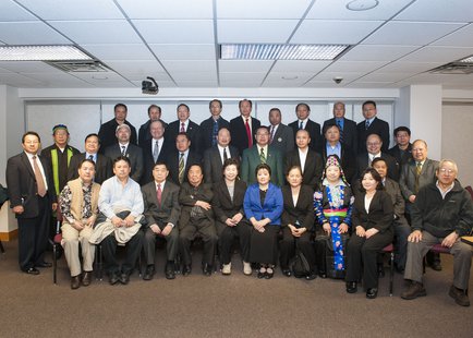 Hmong leaders with Senator Jerry Petrowski at announcement of Hmong display at the Wisconsin Veteran's Museum
Hmong leaders with Senator Jerry Petrowski at announcement of Hmong display at the Wisconsin Veteran's Museum
