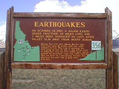 Idaho earthquakes Idaho earthquakes