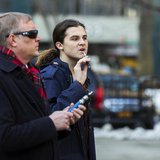Pro-electronic cigarettes activists use their e-cigarettes before attending a city council meeting that will address the legality of indoor Pro-electronic cigarettes activists use their e-cigarettes before attending a city council meeting that will address the legality of indoor