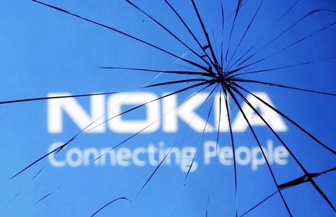 An illustration picture shows Nokia logo through a broken glass in the central Bosnian town of Zenica January 23, 2014. REUTERS/Dado Ruvic An illustration picture shows Nokia logo through a broken glass in the central Bosnian town of Zenica January 23, 2014. REUTERS/Dado Ruvic
