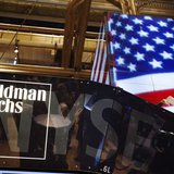 The Goldman Sachs logo is displayed on a post above the floor of the New York Stock Exchange in this file photo taken September 11, 2013. RE The Goldman Sachs logo is displayed on a post above the floor of the New York Stock Exchange in this file photo taken September 11, 2013. RE